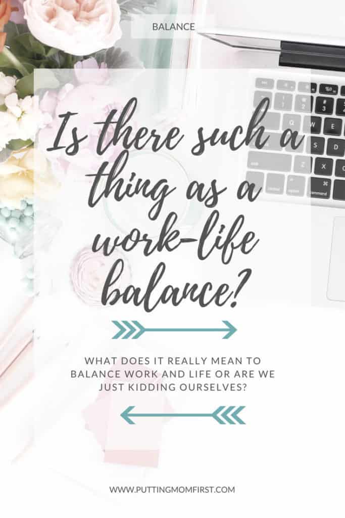 Is there such a thing as a work-life balance