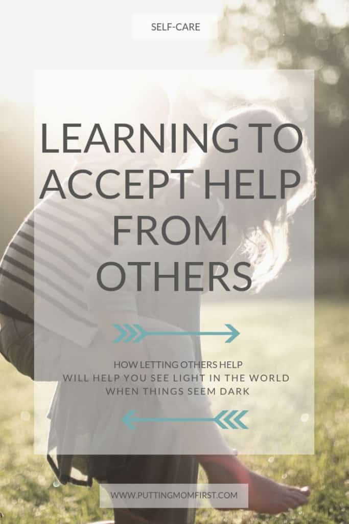 Learning to accept help from others